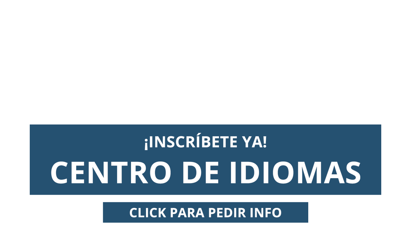 Texto que invita a inscribirse al centro de idiomas